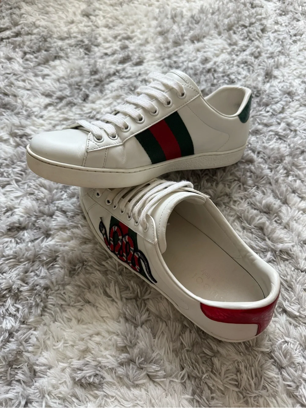 Gucci Ace Sneaker - Embroidered Snake (mens)